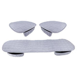 Maxbell 1x Car Seat Winter Anti Slip Cushion Soft Breathable Seat Cover Supplies Grey