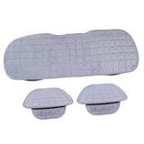 Maxbell 1x Car Seat Winter Anti Slip Cushion Soft Breathable Seat Cover Supplies Grey