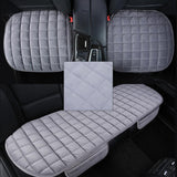 Maxbell 1x Car Seat Winter Anti Slip Cushion Soft Breathable Seat Cover Supplies Grey