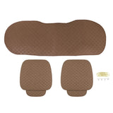 Maxbell Breathable PU Leather Bamboo Car Seat Cover Pad Mat Chair Cushion  Brown