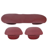 Maxbell 1Set Breathable Car Seat Covers Pad Seats Cushion Luxurious Universal Red
