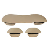 Maxbell 1Set Breathable Car Seat Covers Pad Seats Cushion Luxurious Universal Beige