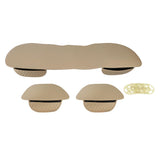 Maxbell 1Set Breathable Car Seat Covers Pad Seats Cushion Luxurious Universal Beige