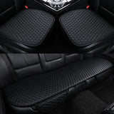 Maxbell Car Auto Rear Seat Covers Breathable PU Leather Anti-Slip Car Seat Black