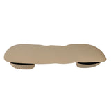 Maxbell Car Auto Rear Seat Covers Breathable PU Leather Anti-Slip Car Seat Beige