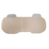 Maxbell Car Auto Rear Seat Covers Breathable PU Leather Anti-Slip Car Seat Beige