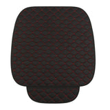 Maxbell Breathable Flax Bamboo Car Seat Cover Pad Mat Chair Cushion Black-Red