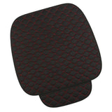 Maxbell Breathable Flax Bamboo Car Seat Cover Pad Mat Chair Cushion Black-Red