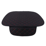 Maxbell Breathable Flax Bamboo Car Seat Cover Pad Mat Chair Cushion Black-Red