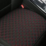 Maxbell Breathable Flax Bamboo Car Seat Cover Pad Mat Chair Cushion Black-Red