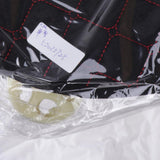 Maxbell Breathable Flax Bamboo Car Seat Cover Pad Mat Chair Cushion Black-Red