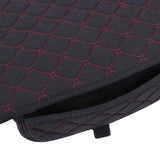 Maxbell Breathable Flax Bamboo Car Seat Cover Pad Mat Chair Cushion Black-Red