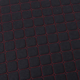 Maxbell Breathable Flax Bamboo Car Seat Cover Pad Mat Chair Cushion Black-Red