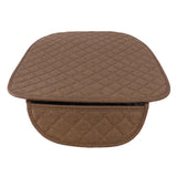 Maxbell Breathable Flax Bamboo Car Seat Cover Pad Mat Chair Cushion Coffee