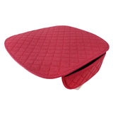 Maxbell Breathable Flax Bamboo Car Seat Cover Pad Mat Chair Cushion Red