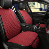 Maxbell Breathable Flax Bamboo Car Seat Cover Pad Mat Chair Cushion Red