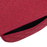 Maxbell Breathable Flax Bamboo Car Seat Cover Pad Mat Chair Cushion Red