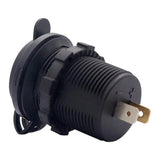 Maxbell Motorcycle Car Refitted 5V 4.8A Dual USB Aperture Car Charger Blue Light