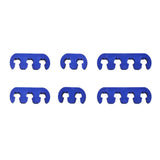 Maxbell Blue Spark Plug Wire Cable Dividers 7mm 8mm 9mm Universal Fit For Chevy Ford