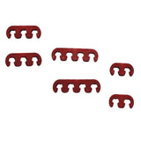 Maxbell Red Spark Plug Wire Cable Dividers 7mm 8mm 9mm Universal Fit For Chevy Ford
