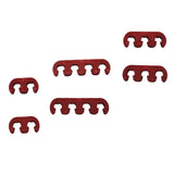Maxbell Red Spark Plug Wire Cable Dividers 7mm 8mm 9mm Universal Fit For Chevy Ford