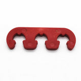 Maxbell Red Spark Plug Wire Cable Dividers 7mm 8mm 9mm Universal Fit For Chevy Ford