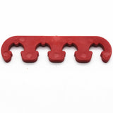 Maxbell Red Spark Plug Wire Cable Dividers 7mm 8mm 9mm Universal Fit For Chevy Ford