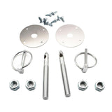 Maxbell Auto Stainless Hood Pin Set Chrome Hardware For Chevy Ford Mopar Racing Cars