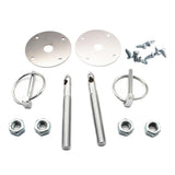Maxbell Auto Stainless Hood Pin Set Chrome Hardware For Chevy Ford Mopar Racing Cars