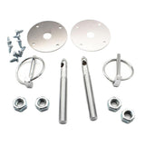 Maxbell Auto Stainless Hood Pin Set Chrome Hardware For Chevy Ford Mopar Racing Cars
