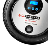 Maxbell 260PSI 12VMini Air Compressor Tyre Inflator Car Ball Pump Tool w/Cable Black