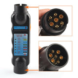 Maxbell Set of 1 7 Pin Tow Bar Wiring Circuit Tester ROHS Approved for Car Trailer