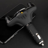 Maxbell Black Car LCD Display Bluetooth FM Transmitter USB Charger Song Player 2.1A