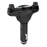 Maxbell Black Car LCD Display Bluetooth FM Transmitter USB Charger Song Player 2.1A
