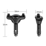Maxbell Black Car LCD Display Bluetooth FM Transmitter USB Charger Song Player 2.1A