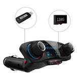 Maxbell 1.3" Car LED Display Bluetooth FM Transmitter Aux Modulator MP3 Player 2.1A