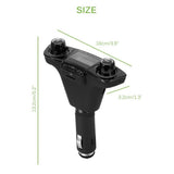 Maxbell 1.3" Car LED Display Bluetooth FM Transmitter Aux Modulator MP3 Player 2.1A