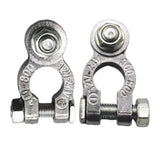 Maxbell 2pc 12V Battery Terminals Connectors Clamps Car Van Caravan Motorhome