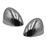 Maxbell Pair Door Wing Mirror CHROME Back Casing Cover for BMW Mini Cooper 2001-2006