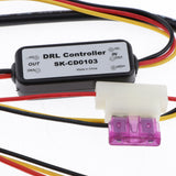 Maxbell Car LED Daytime Running Light Relay Harness Dimmer 5A Auto DRL Controller