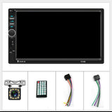 Maxbell 7" HD In Dash Touch Screen 2 Din Car Stereo Radio MP5 Player w/ Camera 7018B
