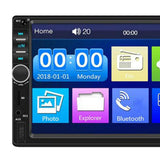 Maxbell 7" HD In Dash Touch Screen 2 Din Car Stereo Radio MP5 Player w/ Camera 7018B