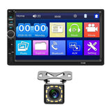 Maxbell 7" HD In Dash Touch Screen 2 Din Car Stereo Radio MP5 Player w/ Camera 7018B