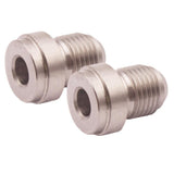 Maxbell 2 Pieces 4AN, AN4 MALE STAINLESS STEEL WELD ON / WELD IN FITTING BUNG