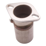 Maxbell 3" Stainless Pipe to 2.5" 2 bolt Flange Reducer w/ o2 bung Downpipe Exhaust