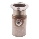 Maxbell 3" Stainless Pipe to 2.5" 2 bolt Flange Reducer w/ o2 bung Downpipe Exhaust