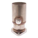 Maxbell 3" Stainless Pipe to 2.5" 2 bolt Flange Reducer w/ o2 bung Downpipe Exhaust