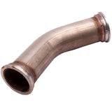 Maxbell Stainless Steel 45 Degree V-Band Pipe with 2.5 inch V band Flanges Clamp New