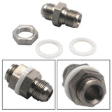 Maxbell Universal Stainless Steel Oil Pan Return Drain Plug Adapter Bung Fitting10AN