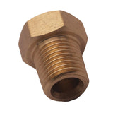Maxbell 1-8 *1/8" NPT Plug Male Brass Gas Oil Fuel Tank Port Fitting Adapter